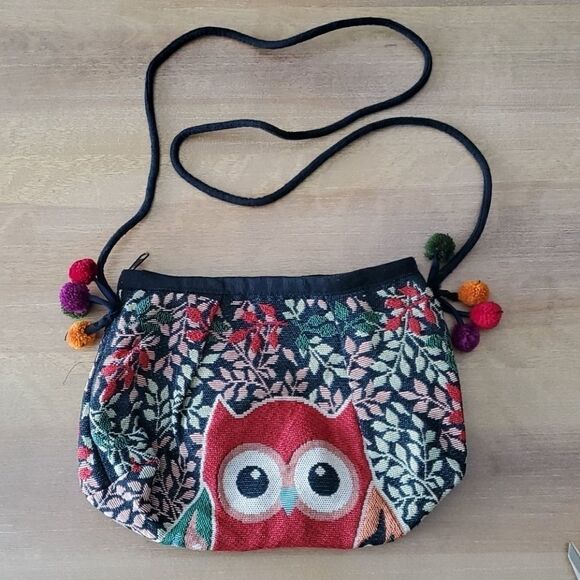 OWL TAPESTRY CROSSBODY bag - Picture 1 of 6